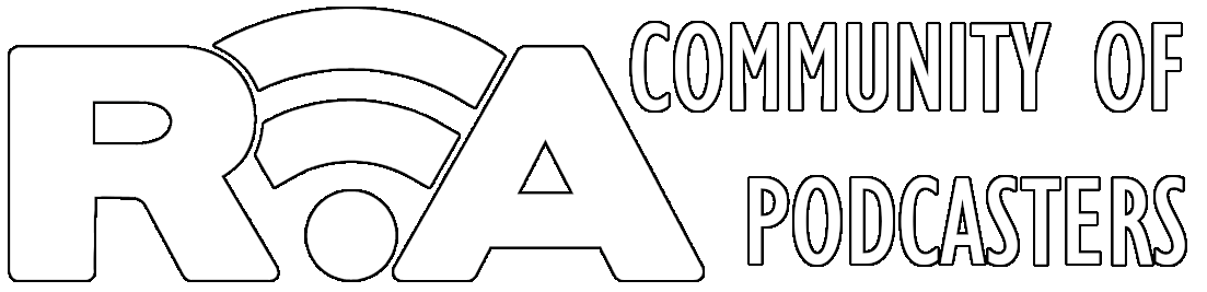 rva community of podcasters white letter banner no bkgrnd